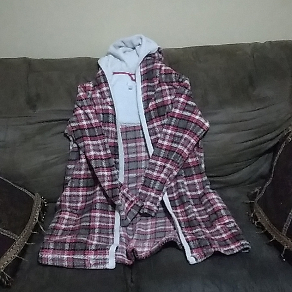 Red Bingham Robe